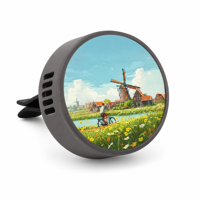 Diffuseur magnétique de parfum pour voiture en alliage de zinc, longue durée, parfum naturel, cadeau, vente en gros