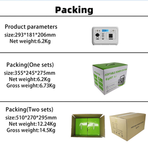 Batterie <span class=keywords><strong>de</strong></span> stockage d'énergie domestique, <span class=keywords><strong>alimentation</strong></span> <span class=keywords><strong>de</strong></span> <span class=keywords><strong>secours</strong></span> 500W, onduleur portable à onde sinusoïdale pure LiFePO4 MPPT pour camping et voyage en autonomie - Product Image 6