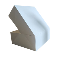 Boîte en carton pliable à couvercle rabattable, surface vierge, OEM ODM, pour emballage de produits artisanaux, solution d'emballage de détail