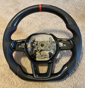 <span class=keywords><strong>พวงมาลัย</strong></span>คาร์บอนไฟเบอร์แท้สไตล์สปอร์ตสำหรับ HONDA <span class=keywords><strong>CIVIC</strong></span> รุ่นที่ 10 <span class=keywords><strong>FC</strong></span> FK CR-V รุ่นที่ 5 <span class=keywords><strong>พวงมาลัย</strong></span>คาร์บอนไฟเบอร์แบบพิเศษสำหรับการปรับแต่ง - Product Image 4