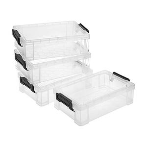 School Supply Crayon Pencil Pen <b>Small</b> Clear Storage <b>Box</b> Stackable Custom Design Plastic Hard Pencil Case - Product Image 1