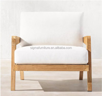 Offre Spéciale Ensembles de Jardin de Haute Qualité Salon d'Extérieur de Luxe Teck Rotin Corde Canapé Conceptions de Luxe Patio Extérieur en Bois de Teck Canapé Chaise