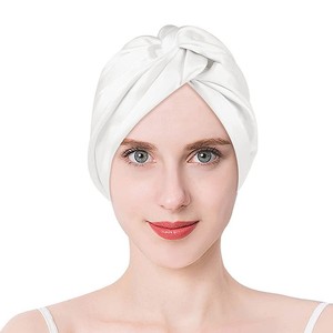 Bonnet de nuit en soie double couche, style européen et américain, très populaire, pour maquillage et beauté, bonnet de douche torsadé - Product Image 4