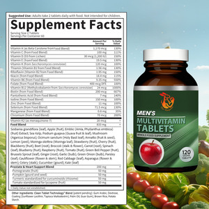 Comprimés multivitaminés pour hommes OEM ODM à base d'aliments entiers, favorisant le métabolisme énergétique, la santé de la prostate et immunitaire, supplément végétalien - Product Image 4