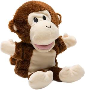 Marioneta <span class=keywords><strong>de</strong></span> mano <span class=keywords><strong>de</strong></span> mono supersuave, juguete interactivo <span class=keywords><strong>de</strong></span> peluche para jugar para niños, bolsa ODM personalizable incluida - Product Image 3