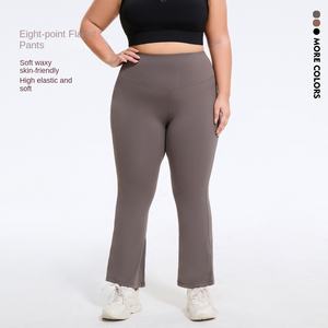 <span class=keywords><strong>Leggings</strong></span> da donna Plus Size a vita alta da Yoga pantaloni Fitness alla moda stile pesca <span class=keywords><strong>effetto</strong></span> dimagrante Casual svasato a vita media <span class=keywords><strong>Leggings</strong></span> - Product Image 1
