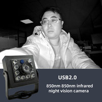 IMX462 Starlight 2MP Caméra USB à vision nocturne infrarouge 850NM 940NM 1080P 30fps Plug and Play