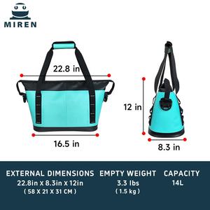 <span class=keywords><strong>Miren</strong></span> 14L Bolsa de refrigeración suave para exteriores Modelo de bolso de TPU de pequeña capacidad con características térmicas impermeables aisladas Picnics para acampar - Product Image 3