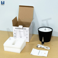 Lampe de table sans fil à LED réglable pour bouteille de vin, sans cordon, ABS, 5V, moderne, rechargeable, tactile, à intensité variable, 2000mAh, 6-8 heures, 3000-6000K
