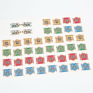 Jeu de société interactif pour enfants, ensemble de jouets en plastique et papier, jeu de cartes Hwei Ting de 1000 points pour enfants et parents - Product Image 5