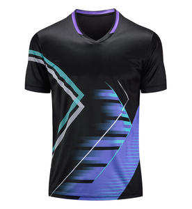T-shirt de course respirant à manches courtes, séchage rapide, grande taille, avec logo personnalisé et nom d'équipe, pour entraînement, football, soccer - Product Image 1
