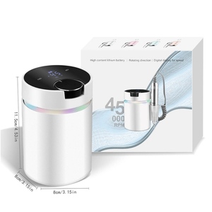 Máquina en Oferta, 45000 RPM, Eléctrica Recargable con Pantalla <span class=keywords><strong>Digital</strong></span>, 6 Brocas para Uñas Acrílicas - Product Image 6