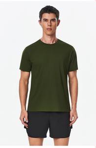 Nuova T-shirt di Lusso in Nylon Spandex Effetto Ghiaccio da Uomo, Protezione UV, Traspirante, Morbida, Casual Business, Personalizzabile con Logo per Brand - Product Image 3