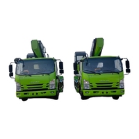 Camion de travail aérien Isuzu 30m à flèche télescopique, diesel, neuf, transmission manuelle, nacelle, télécommande, certifié CCC ISO