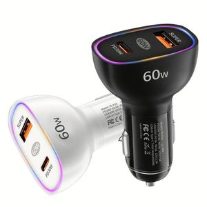 อะแดปเตอร์จ่ายไฟ PD60W ราคาประหยัด ชาร์จเร็ว พอร์ตคู่ A+C สำหรับสมาร์ทโฟน - Product Image 2