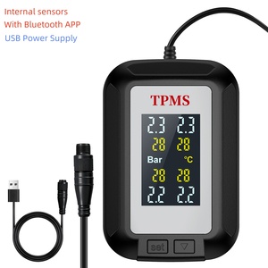 TPMS Bluetooth pour voiture, surveillance en temps réel, capteur interne, sans programmation, synchronisation rapide avec l'application mobile, double affichage - Product Image 2