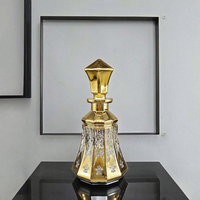 Flacons en verre transparents de 500 ml, flacons à bille pour huile de parfum, vaporisateur vide, finition, commande minimum de 500 pièces