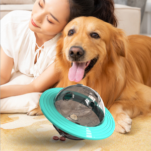 Jouet pour chien volant en forme de <span class=keywords><strong>planète</strong></span>, distributeur de friandises et de nourriture en plastique, vente chaude 2024 - Product Image 3