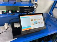 Ventes d'usine - Machine de caisse tactile HD 14'' pour restaurants, imprimante thermique 80 mm, clavier ASCII, SDK, système POS tout-en-un