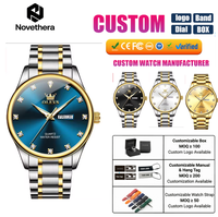 Montre-bracelet pour homme OLEVS 3612, adopte un mouvement à quartz original, offrant une précision de la tenue du temps et des performances stables à long terme.