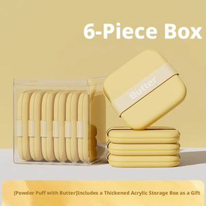 Esponja en <span class=keywords><strong>Forma</strong></span> de Gota Sin Látex, Suave, de Doble Uso (Seca y Húmeda), para Polvo de Malvavisco Amarillo - Product Image 2