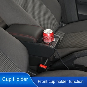Boîte d'accoudoir intérieur de voiture avant Console centrale organisateur de rangement <span class=keywords><strong>noir</strong></span> pour <span class=keywords><strong>Toyota</strong></span> <span class=keywords><strong>Yaris</strong></span> <span class=keywords><strong>hybride</strong></span> 2019 2018 2017 2016 Offre Spéciale - Product Image 4