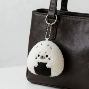Cute White Seal Plush Keychain Soft Stuffed Animal <b>Toy</b> Accessory for Bag Unisex 3 Years Above - Product Image 1
