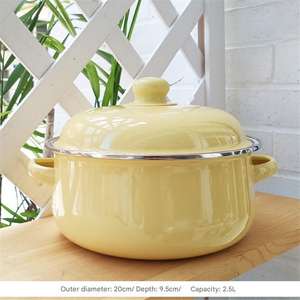 Kimstar Premium Ustensiles de cuisine Marmite à four hollandais Design classique <span class=keywords><strong>en</strong></span> métal Vente <span class=keywords><strong>en</strong></span> gros Masterclass Style citrouille - Product Image 3