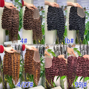 Cheveux bouclés vierges vietnamiens et birmans, ondulés, en lots, pour tissage, cuticules alignées, non traités, de fournisseurs de cheveux humains vierges vietnamiens - Product Image 6