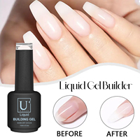 YOUGEL Produit populaire UV/LED 10ml/15ml/20ml Gel UV de construction liquide au pinceau facile à contrôler pour l'extension des ongles