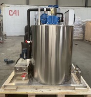 Máquina Industrial Haiyue para Hacer Hielo en Escamas de Agua de Mar, de 2, 3 y 5 Toneladas, para Barcos Pesqueros, Máquina Comercial de Hielo en Escamas de Agua Salada para Mariscos