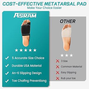 Vải mềm vớ cổ chân Miếng Đệm Gel bóng chân đệm ngón chân cái đệm cho metatarsalgia xương spurs đau chân giảm đau - Product Image 3
