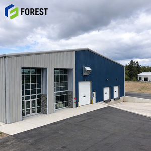 Atelier en structure métallique, usine directe, OEM personnalisé, bâtiment métallique préfabriqué, entrepôt industriel galvanisé, centre commercial, parc industriel - Product Image 1