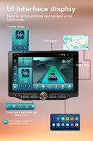 Nunoo - Autoestéreos Populares para Automóvil con Reproductor de DVD, Tableta Multimedia con Pantalla de 10 Pulgadas, 2+64 GB, Ventilador de Refrigeración Integrado, Reproductor de DVD para Automóvil con GPS