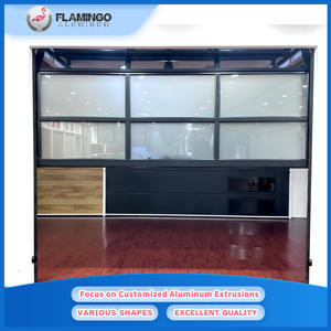 Nouveau modèle Fabricants chinois de portes de <span class=keywords><strong>garage</strong></span> avec porte piétonne Porte de <span class=keywords><strong>garage</strong></span> commerciale avec ouvre-porte pour piétons - Product Image 5