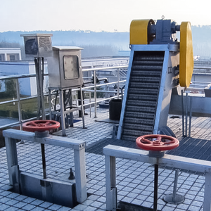 Fully Automatic 304 Stainless Steel PLC Controlled Rotary Grating <strong>Machine</strong> Motor For Water Treatment Equipment 1 Year Warranty - Product Image 6