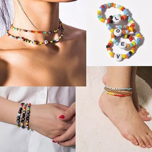500 pz/borsa acrilico perline sciolte lettera braccialetto per bambini collana con perline fai da te creazione di gioielli 7mm W366 - Product Image 2