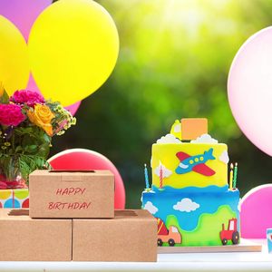 Hộp bánh nướng màu nâu có cửa sổ, kích thước 6x6x3 inch, hộp giấy kraft đựng bánh nhỏ, bánh quy, bánh ngọt, bánh <span class=keywords><strong>cupcake</strong></span> - Product Image 4