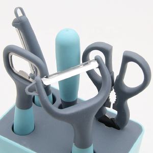 Nuevo Juego <span class=keywords><strong>de</strong></span> Utensilios <span class=keywords><strong>de</strong></span> <span class=keywords><strong>Cocina</strong></span> Ecológicos <span class=keywords><strong>de</strong></span> Acero Inoxidable, Pelador <span class=keywords><strong>de</strong></span> Frutas, Tijeras, Sacacorchos con Caja <span class=keywords><strong>de</strong></span> Almacenamiento - Product Image 4