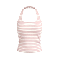 Débardeur court en maille 2-en-1 pour femme, style rétro, col licou, color block, respirant, léger, anti-transpiration, extensible dans les quatre sens, avec coutures, pour le yoga