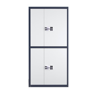 Armoire de classement financière en acier pour bureau avec serrure à code, tiroirs à sécurité électronique par empreinte digitale et design moderne