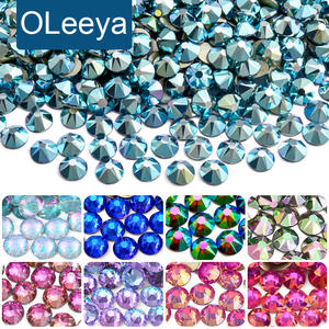 คริสตัลไรน์สโตนเกรดพรีเมียม 2088 แบบแบน ไม่ใช้ความร้อน ติดเสื้อผ้า ขนาดใหญ่ 8 เม็ด ขนาดเล็ก 8 เม็ด แบบเจียระไนหลายเหลี่ยม - Product Image 1