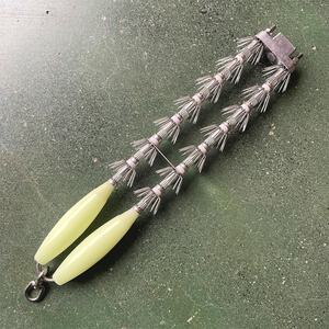 Anzuelo de pesca explosivo de acero inoxidable luminoso sin púas para camarones, calamares, sepias <span class=keywords><strong>y</strong></span> pulpos, anzuelo de ocho puntas - Product Image 2