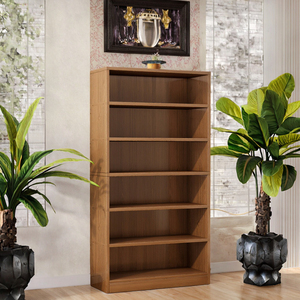 Modern <strong>Narrow</strong> Wooden Bookcase Wall Storage Cabinet | <strong>Shelf</strong> <strong>Unit</strong> for Living/Bedroom/Office, Integrated Floor Rack Simple Design - Product Image 3