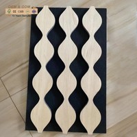 Panneaux acoustiques en bois imperméables de pointe, panneaux insonorisants modernes les plus vendus pour salon, chambre et hôtel