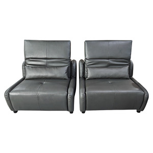 Sillón Eléctrico Funcional Individual Reclinable de Cuero Genuino para Sala de Estar u Oficina - Product Image 2