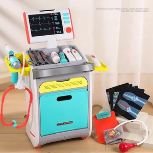 Nouvel Arrivage : Table d'opération de Simulation Éducative, Chariot d'Équipement Médical pour Jeu d'Imitation, Ensemble de Jouets de Docteur pour Enfants - Product Image 2