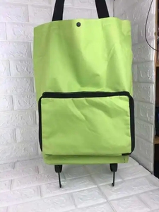 New <b>Creative</b> Design Reusable Multi-functional Trolley Shopping Bags with Logos Cart Foldable Letter Pattern Grocery Bag - Product Image 5