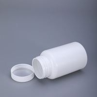 200 ml HDPE Beyaz Plastik İlaç Şişesi, İlaç ve Haplar için Gıda Sınıfı Tablet Kabı, Vidalı Kapaklı