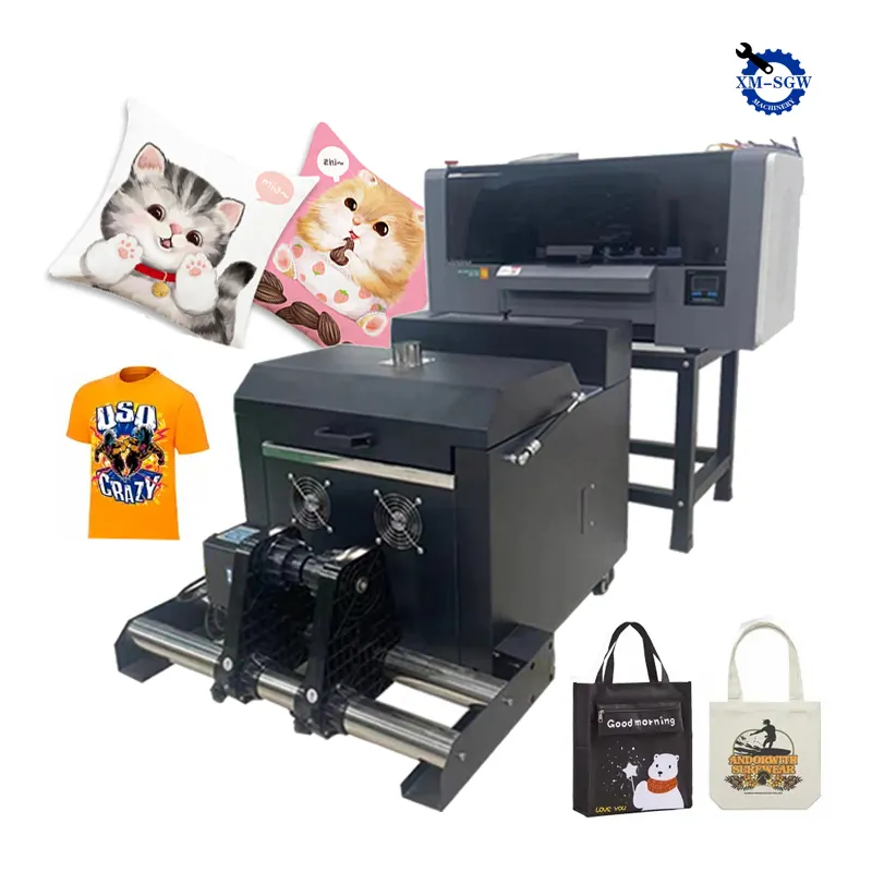 Hochgeschwindigkeits-Dtf-Alles-in-Einem-Drucker 30 cm Kleidung Dtf-Tintenstrahldrucker Pet-Film industrieller Dtf-Drucker A3